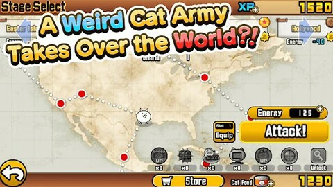 The Battle Cats game screenshot