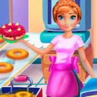 Anna Cooking Donuts game screenshot
