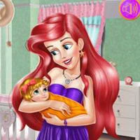 Ariel Baby Room Decoration game screenshot