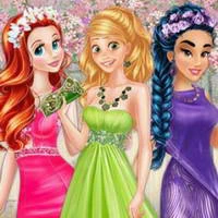 Colors of Spring Princess Gowns game screenshot
