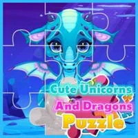 cute_unicorns_and_dragons_puzzle Games