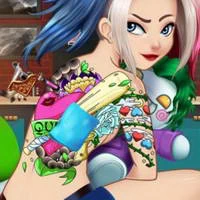Harley Quinn Fun Tattoo game screenshot