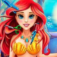 Mermaid Princess Real Haircuts game screenshot