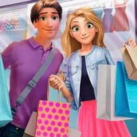 Rapunzel and Flynn Shopping Day