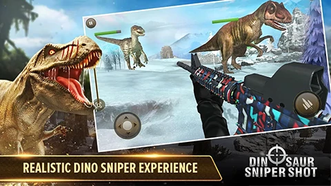 Dinosaur Sniping game screenshot