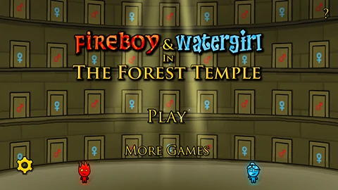 Fireboy And Wategirl Forest Temple game screenshot