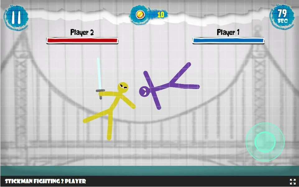 Stickman Fighting 2 Player screenshot #3