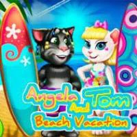 Angela And Tom Beach Vacation game screenshot