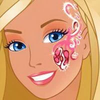 Barbie Magical Face Painting game screenshot