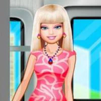 Barbie On The Train