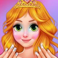 Blonde Princess Jelly Nails Spa game screenshot