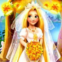 Blonde Princess Wedding Fashion