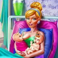 Cinderella Twins Birth game screenshot