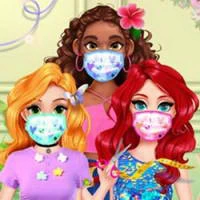 DIY Princesses Face Mask game screenshot