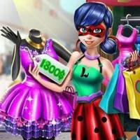 Dotted Girl Realife Shopping game screenshot