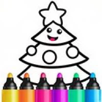Drawing Christmas For Kids game screenshot