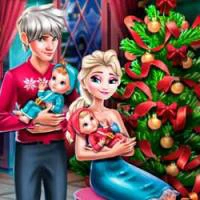 Elsa Family Christmas game screenshot