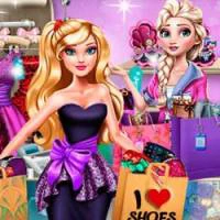Elsa Frozen: Shopping Fever game screenshot