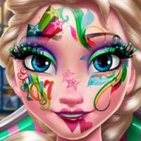 Elsa New Year Makeup game screenshot