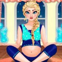 Elsa Pregnant Therapy game screenshot