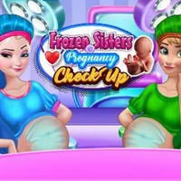 Frozen sisters Pregnancy checkup game screenshot