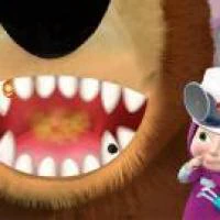 Girl And The Bear Dentist Game game screenshot