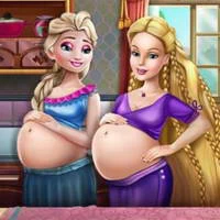 Happy Princesses Pregnant Bffs game screenshot
