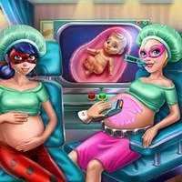 Hero BFFs Pregnant Check up game screenshot