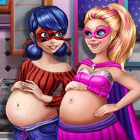 Hero Dolls Pregnant BFFs game screenshot