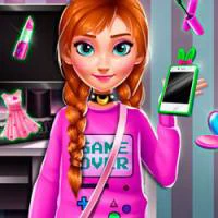 Ice Princess Anna: Geek Fashion game screenshot