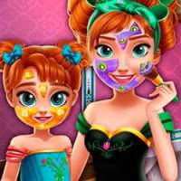 Ice Princess Anna: Mommy Real Makeover game screenshot