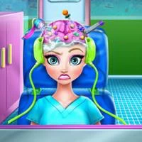 Ice Queen Brain Doctor game screenshot