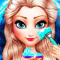 Ice Queen Christmas Makeover game screenshot