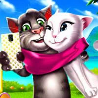 Kittens Selfie Time game screenshot