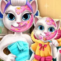 Kitty Mommy Real Makeover game screenshot