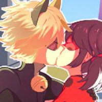 LadyBug and Cat Noir: Kissing game screenshot