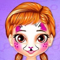 Little Princess Anna Face Painting game screenshot