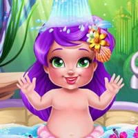 Mermaid Baby Bath game screenshot