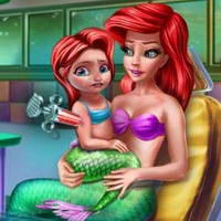 Mermaid Toddler Vaccines game screenshot