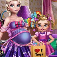 Mommy Elsa: Baby Shopping game screenshot