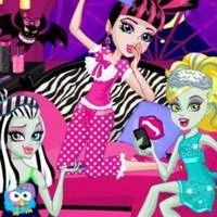 Monster Slumber Party Funny Faces game screenshot