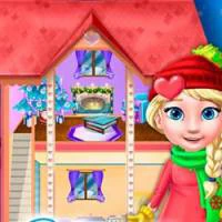 Princess Elsa Doll Christmas Decoration game screenshot