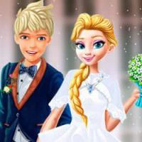 Princess Elsa Dream Wedding game screenshot