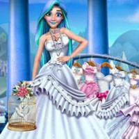 Princess Snow Wedding game screenshot