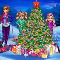 Princesses Christmas Tree game screenshot