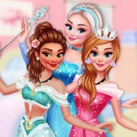 Princesses Now And Then game screenshot