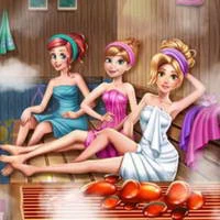 Princesses Sauna Realife game screenshot
