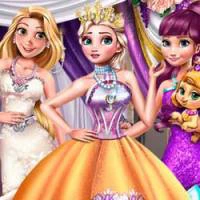 Princesses Winter Gala game screenshot