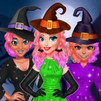 Princesses Witchy Dress Design game screenshot