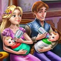 Rapunzel Twins Family Day game screenshot